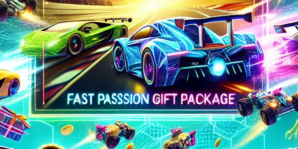 A lively scene of diverse gamers excitedly engaging with a racing game, surrounded by floating rewards and futuristic cars.